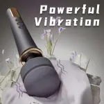 AV Stick Vibrator, Rechargeable Handheld Clitoral Stimulator, Powerful Sheer Vibration, Lithium Battery Powered, Ideal for Female Couples Foreplay and Intimate Moments