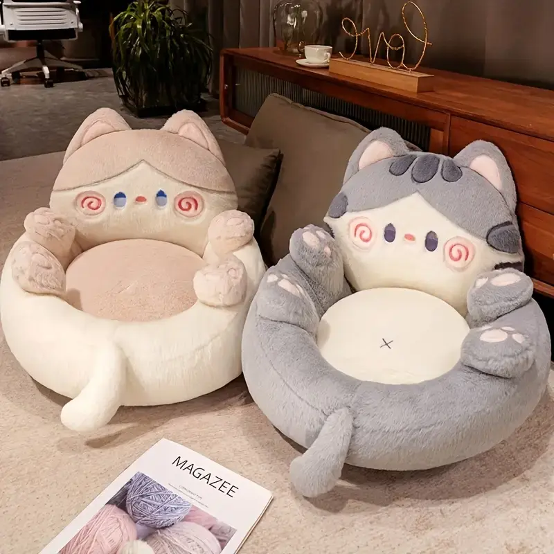 Cute Octopus Placemat - Lazy Sitting Cushion, Living Room Butt Pad, Tatami and Bay Window Floor Mat, Comfortable Playful Design