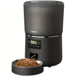 [Timed Pet Feeder, TUYA APP] 4L Automatic Timed Pet Feeder - Programmable Cat Dry Food Dispenser with TUYA APP SET