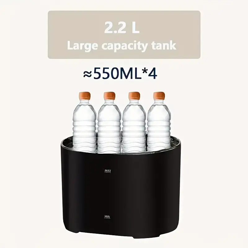 Smart Automatic Cat Water Dispenser with Transparent Window - USB-Powered (No Batteries Needed), Spill-Proof IPX4, Large 74.39oz Capacity