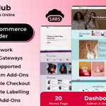 FashionHub SaaS – eCommerce Website Builder For Seamless Online Business