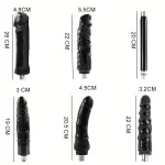 Sex machine Gun Automatic Masturbation Quiet Love Machines Vibrator for Women with 5 Black Dildos