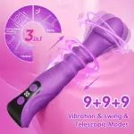 Swing Thrusting Dildo Vibrator Sex Toys, Massager Adult Sex Toys for Women