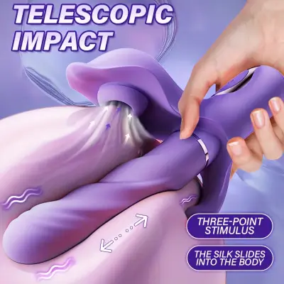 Rechargeable Bunny Vibrator] Rechargeable 3-in-1 AAV G-Spot Bunny Vibrator