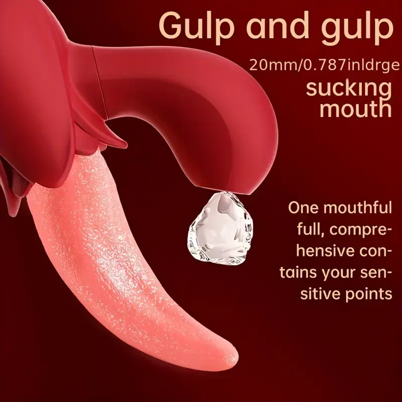 1pc 2 In 1 Lick Suck Vibrators For Women Licking Tongue Clitoris Stimulator G Spot Massager Vagina Sucking Female Orgasm Sex Toys