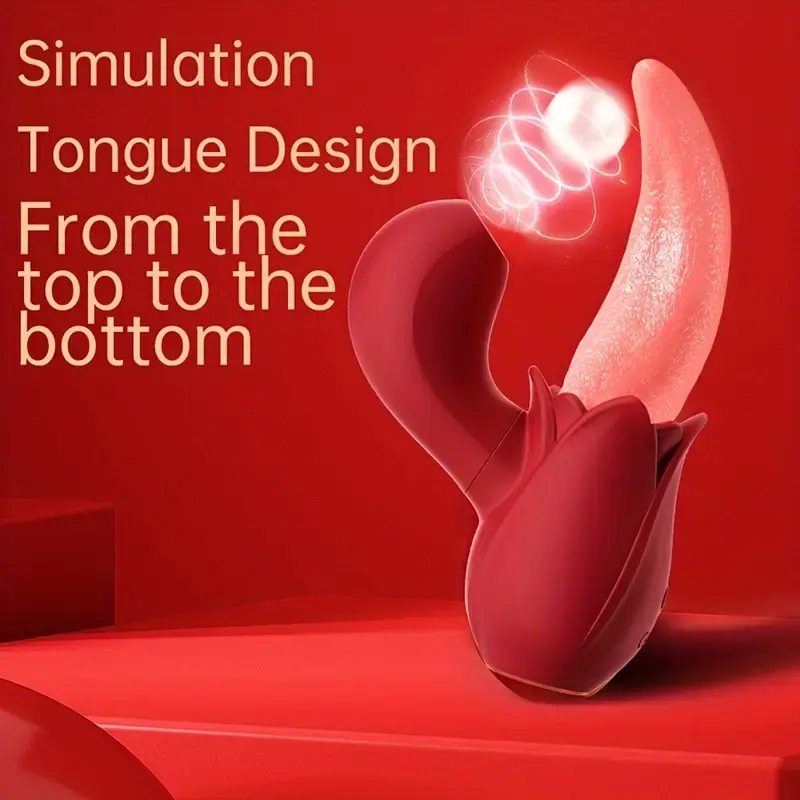 1pc 2 In 1 Lick Suck Vibrators For Women Licking Tongue Clitoris Stimulator G Spot Massager Vagina Sucking Female Orgasm Sex Toys
