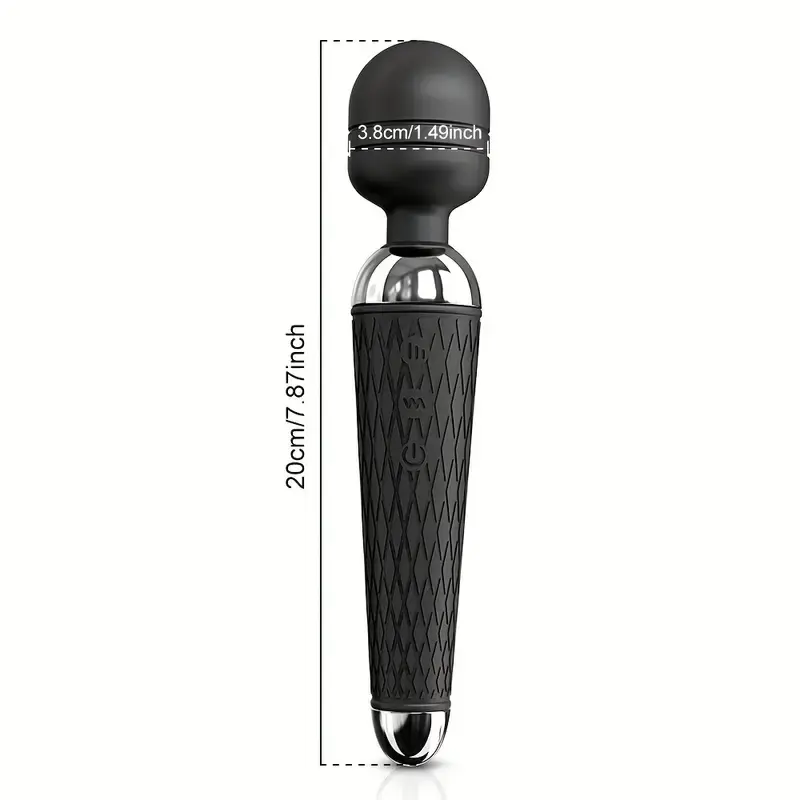 Super Strong 10 Modes Classic Vibrator AV Stick - Fully Automatic Adult Masturbator for Private Massage Flirting - 4 Colors, Silent