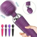 Super Strong 10 Modes Classic Vibrator AV Stick - Fully Automatic Adult Masturbator for Private Massage Flirting - 4 Colors, Silent