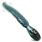 Realistic Octopus Tentacle G-Spot Vibrator with LED Display - 9 Powerful Modes, Rechargeable Battery, Latex-Free Adult Sex Toy