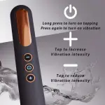 AV Stick Vibrator, Rechargeable Handheld Clitoral Stimulator, Powerful Sheer Vibration, Lithium Battery Powered, Ideal for Female Couples Foreplay and Intimate Moments