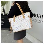 Retro classic old flower tote bag women's large capacity 2025 new style high-end fashion single shoulder underarm bag