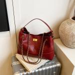 New Chanel style color matching underarm bag diamond chain bag large capacity shoulder tote bag