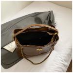 New Chanel style color matching underarm bag diamond chain bag large capacity shoulder tote bag