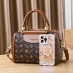 2025 New Commuter Fashion Large Capacity Boston Bag Handbag Shoulder Messenger Bag Women's Bag